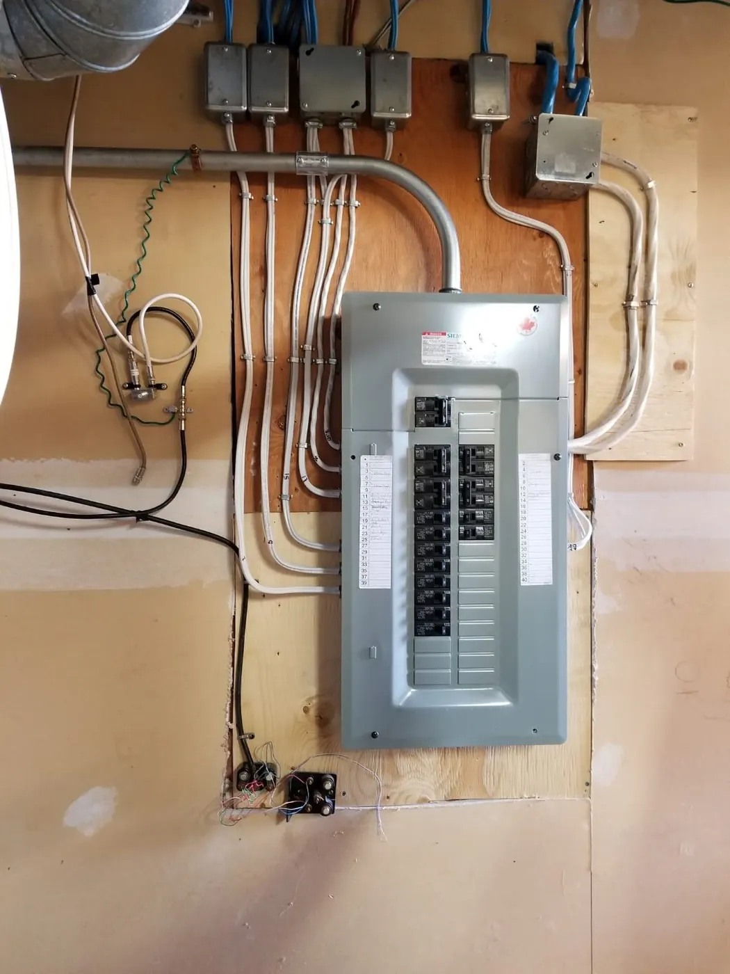 New upgraded electrical panel installed, Edmonton