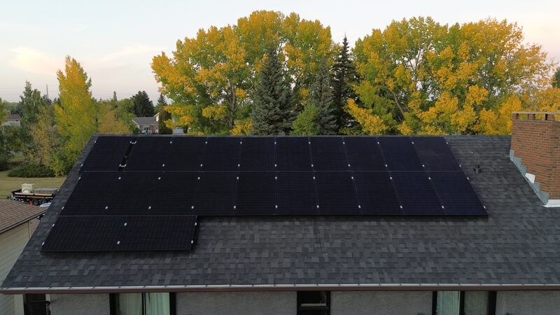 10 kW rooftop solar install by Raydn Renewables, Red Deer Alberta, September 2025