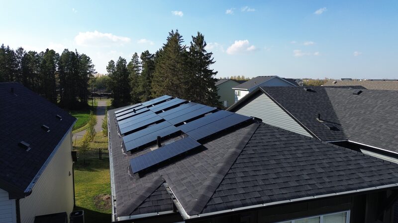 8.1 kW rooftop solar install by Raydn Renewables, South Edmonton Alberta, October 2025