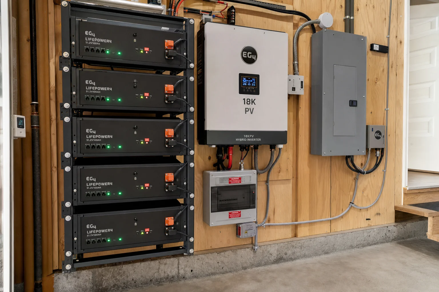 Home battery storage wall rack lithium system Alberta