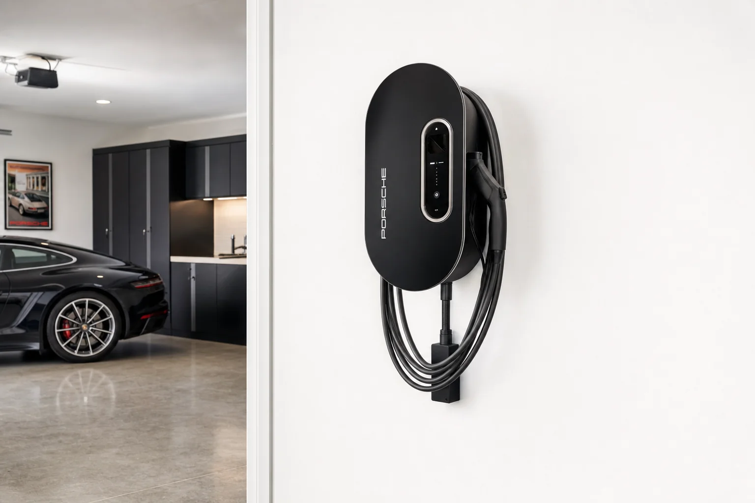 Porsche EV level 2 charger installation Alberta