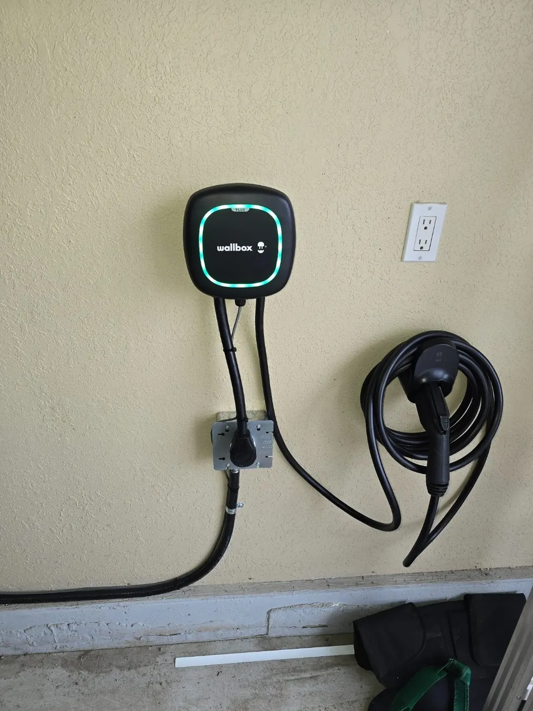 Wallbox EV charger installed Alberta